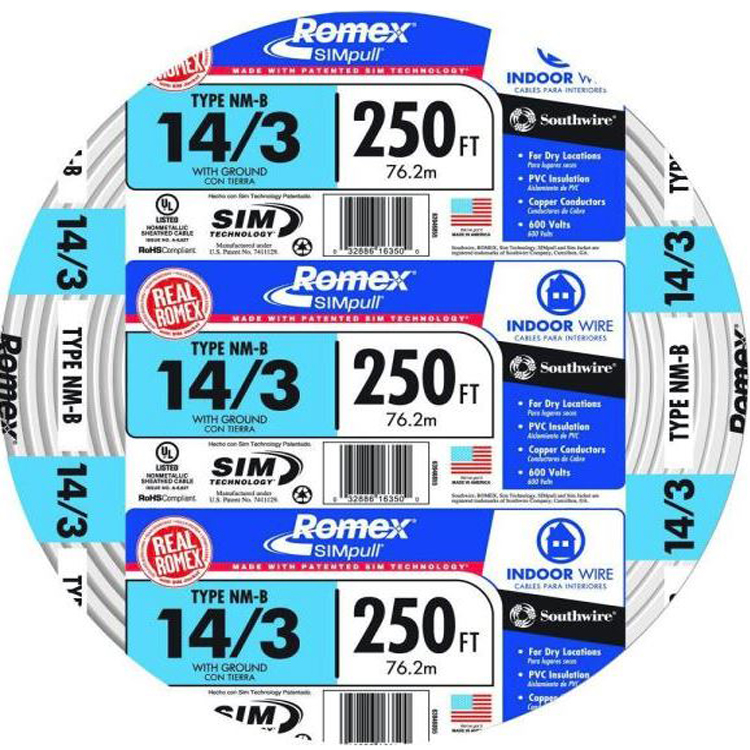Romex 14/3NM-WGX250